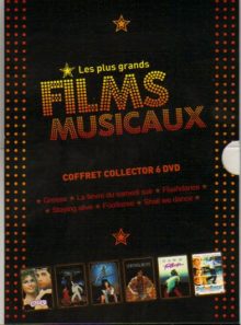 Les plus grands films musicaux - coffret collector 6 dvd - grease - la fievre du samedi soir - flashdance - taying alive - footloose - shall we dance