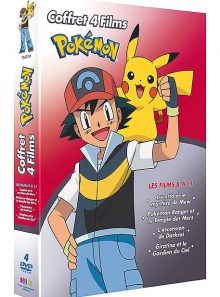 Pokémon - coffret pokébox - 4 films - pack