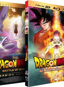 Dragon ball z : battle of gods + la résurrection de f - pack 2 blu-ray
