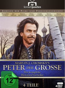 Peter der große - der komplette historien-vierteiler (4 discs)