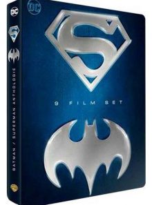 Batman / superman - coffret 9 films - pack