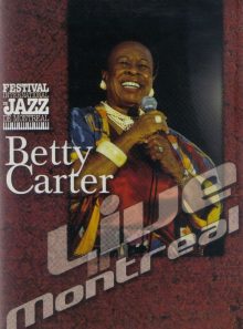 Carter, betty - live in montreal