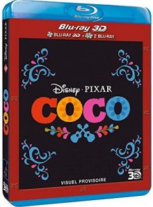 Coco - combo blu-ray 3d + blu-ray 2d + blu-ray bonus