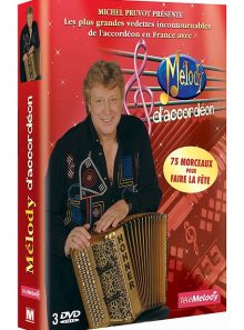 Mélody d'accordéon - coffret 3 dvd - pack