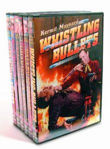 Kermit maynard collection (whistling bullets (1937) / valley of terror (1937) / roaring six guns (1937) / galloping dynamite (1937) / red blood of courage (1935) / rough riding rhythm (1937)) (6 dvd)