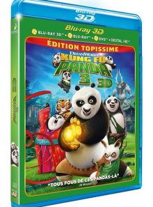 Kung fu panda 3 - blu-ray 3d + blu-ray + dvd + digital hd