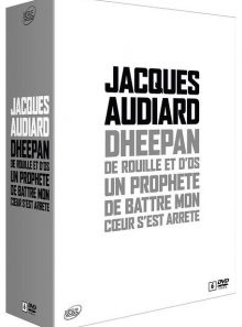 Jacques audiard - coffret 4 films : de battre mon coeur s'est arrêté + un prophète + de rouille et d'os + dheepan - pack
