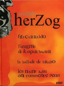 Werner herzog - fitzcarraldo + l'énigme de kaspar hauser + la ballade de bruno + les nains aussi ont commencé petits - pack