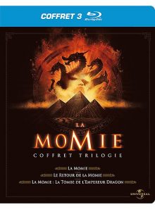 La momie - la trilogie : la momie + le retour de la momie + la momie - la tombe de l'empereur dragon - blu-ray