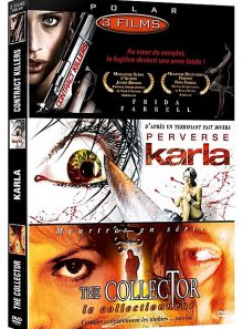 Polar n° 2 - coffret 3 films : contract killers + perverse karla + the collector - pack
