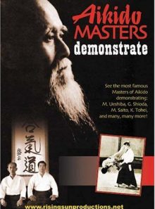 Aikido masters demonstrate