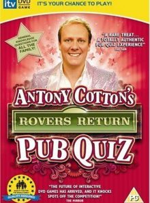 Antony cotton's rovers return pub quiz [interactive dvd]