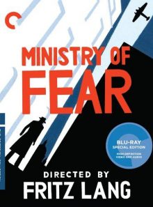Ministry of fear (criterion collection) [blu ray]