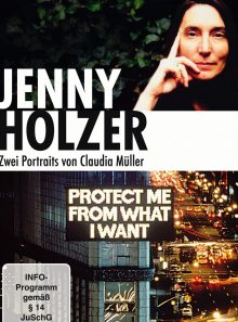 Jenny holzer - zwei portraits von claudia müller: protect me from what i want