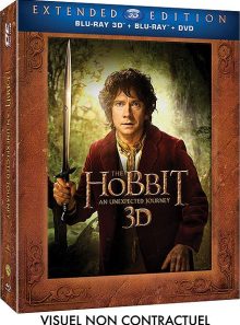 Le hobbit : un voyage inattendu - version longue - blu-ray 3d + blu-ray + dvd + copie digitale