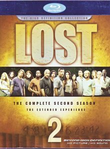 Lost - the complete second season - intégrale saison 2 - blu ray - import us