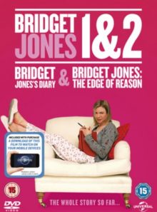 Bridget jones 1 & 2 double dvd + uv