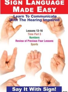Sign language series 13