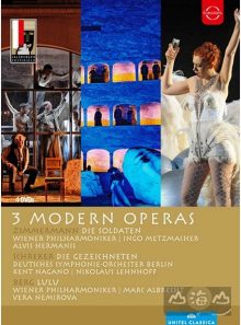 3 opéras contemporains : die soldaten + die gezeichneten + lulu