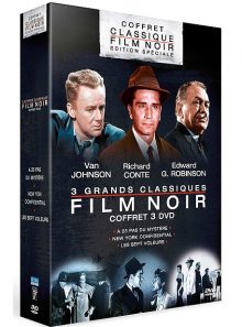 Coffret classique film noir : sept voleurs + new york confidential + a 23 pas du mystère - pack