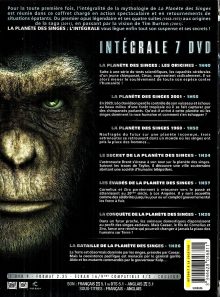 La planète des singes : l'intégrale 7 films - pack