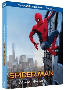 Spider-man : homecoming - blu-ray 3d + blu-ray + digital ultraviolet