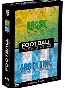 Football : brasil, argentina - coffret prestige - pack