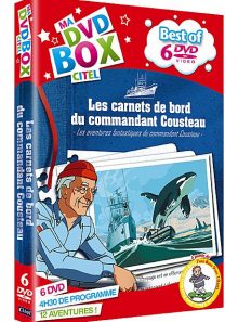 Les aventures du cdt cousteau : best of - coffret 6 dvd