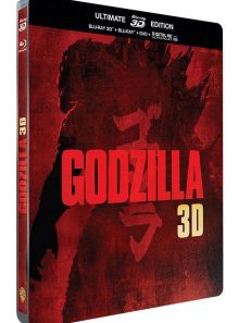 Godzilla - steelbook ultimate édition - blu-ray 3d + blu-ray + dvd + copie digitale