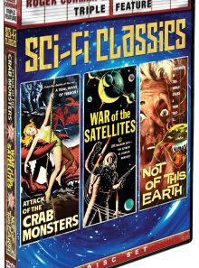 Roger corman s cult classics triple feature (attack of the crab monsters / war of the satellites / not of this earth)