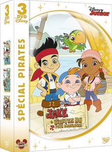 Jake et les pirates du pays imaginaire - coffret spécial pirates - 3 dvd