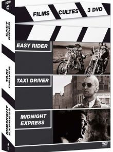 Films cultes - coffret - easy rider + taxi driver + midnight express - pack