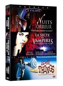 Horreur : nuits d'horreur la secte des vampires lost things (coffret de 3 dvd)