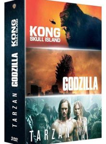 Kong : skull island + godzilla + tarzan - pack