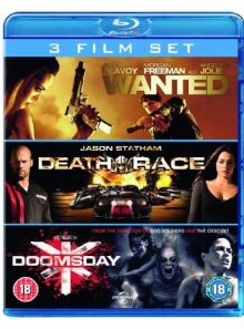 Wanted/death race/doomsday [blu-ray]