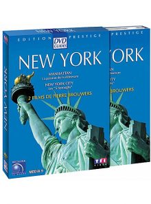 Coffret prestige new york - manhattan, la passion de la démesure + new york city, les 5 boroughs - édition prestige