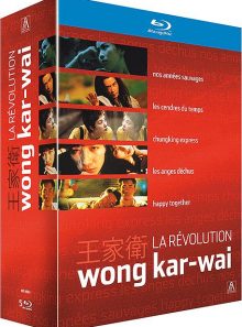 La révolution wong kar-wai - nos années sauvages + les cendres du temps + chungking express + les anges déchus + happy together - pack - blu-ray