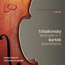 Tchaikovsky: serenade for strings: bartok: divertimento for string orchestra