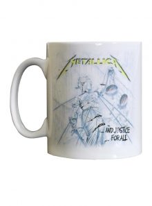 Metallica 1-piece ceramic and justice for all mug