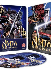 Ninja scroll the collector s edition uk steelbook blu ray + dvd + 20 page booklet region b unrated manga