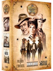 3 westerns de légende : rancho bravo + l'homme sans frontière + les prairies de l'honneur - pack