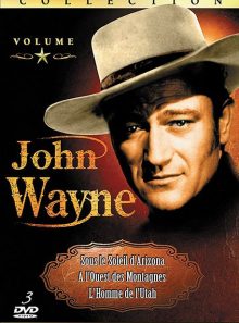 John wayne : sous le soleil de l'arizona + a l'ouest des montagnes + l'homme de l'utah - pack