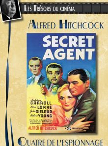 Alfred hitchcock : quatre de l'espionnage (secret agent)