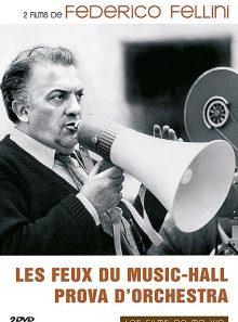 Federico fellini : les feux du music-hall + prova d'orchestra - pack