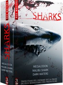 Sharks : mégalodon + malibu shark attack + dark waters - pack