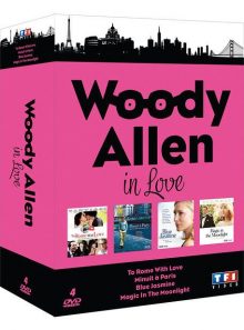 Woody allen in love : to rome with love + minuit à paris + blue jasmine + magic in the moonlight - pack