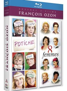 Coffret 2 films françois ozon - potiche + 8 femmes - pack - blu-ray