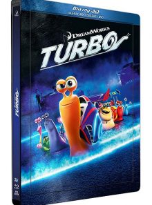 Turbo - combo blu-ray 3d + blu-ray + dvd - édition boîtier steelbook