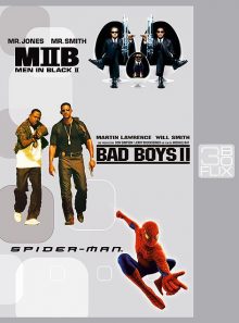 Flix box - 25 - men in black ii + bad boys ii + spider-man