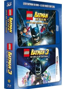 Lego batman : le film - unité des supers héros dc comics - dvd + jeu vidéo nintendo 3ds